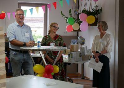 Die festlich dekorierte Torte mit der Zahl 40 bildete einen besonderen Moment der Jubiläumsfeier.
